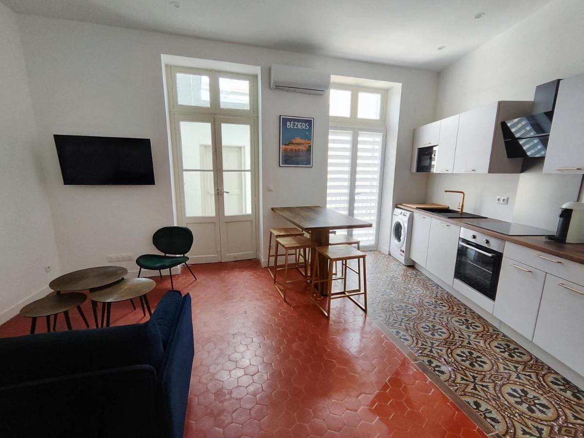 Bright And Modern 3-Bedroom Apartment, 90M2 With Air Condition, In Béziers Exterior foto